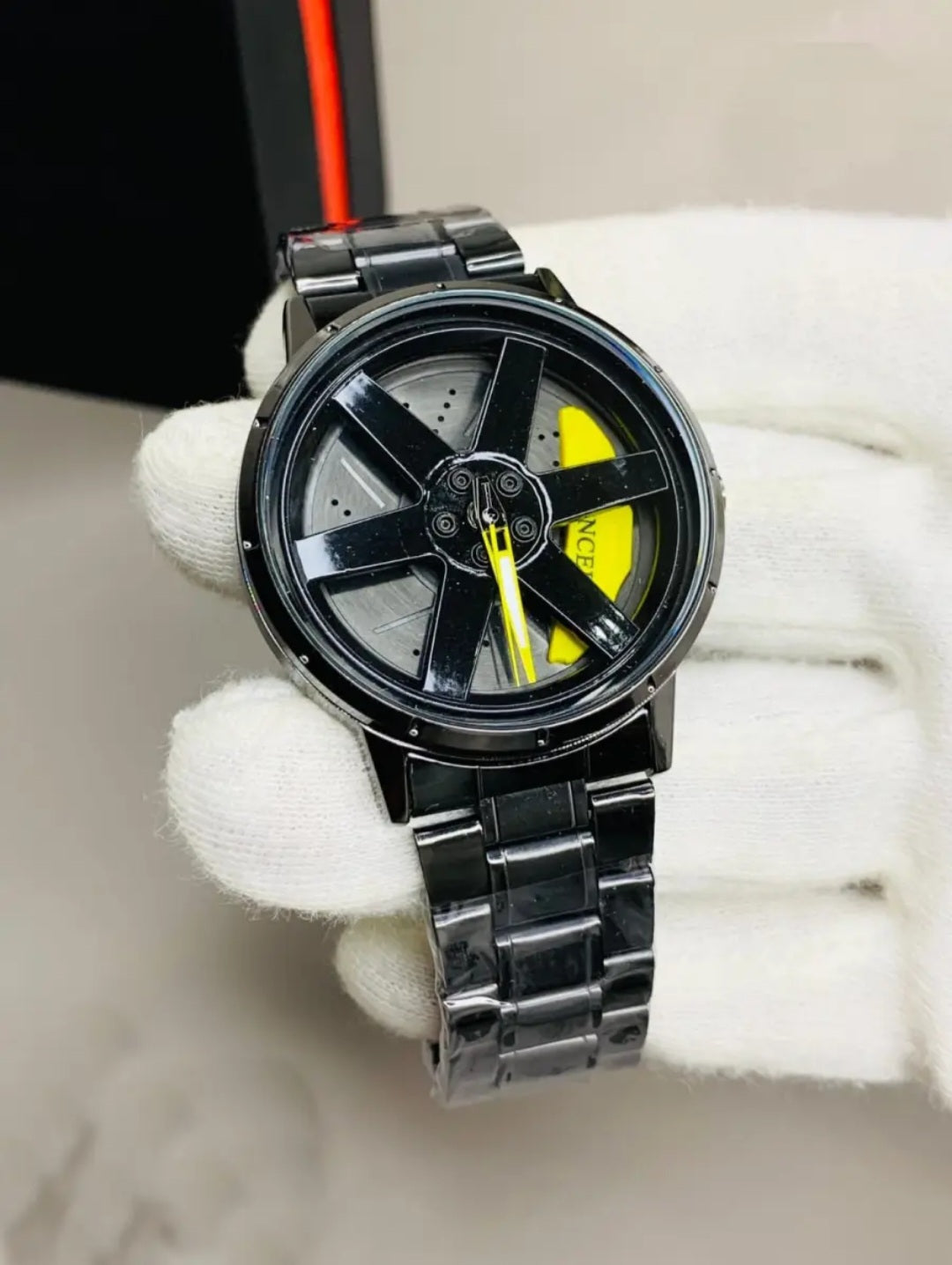 Car wheel rim hub design Spinner watch